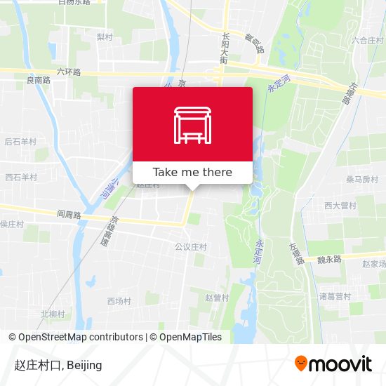 赵庄村口 map