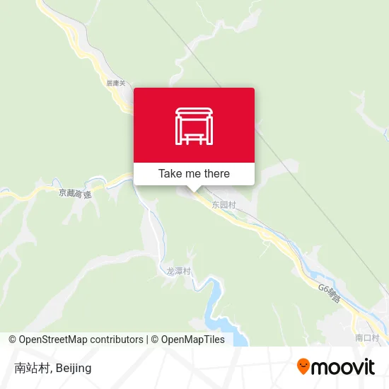 南站村 map