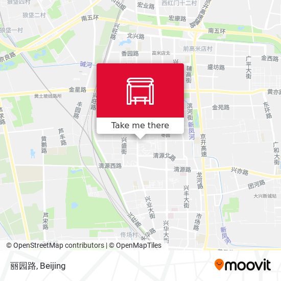 丽园路 map