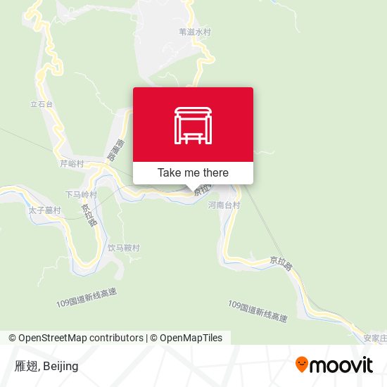 雁翅 map