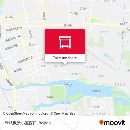 绿城枫景小区西口 map