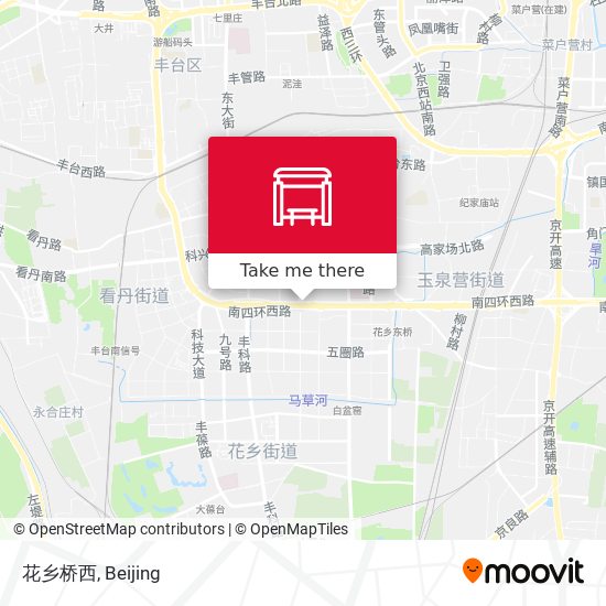 花乡桥西 map