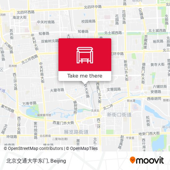 北京交通大学东门 map