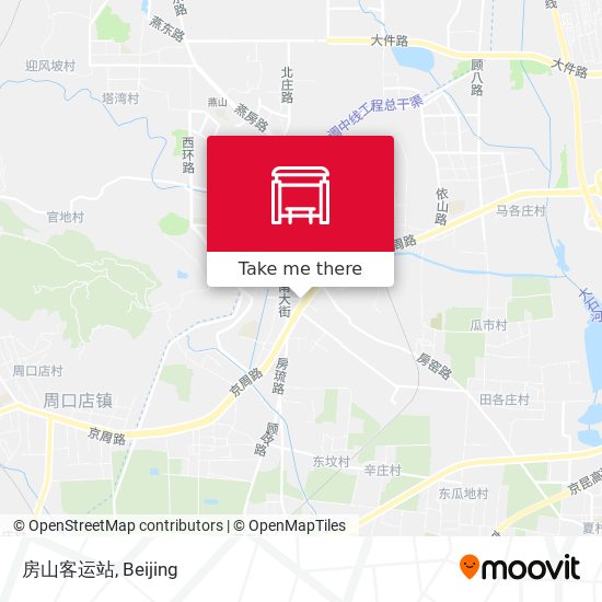 房山客运站 map