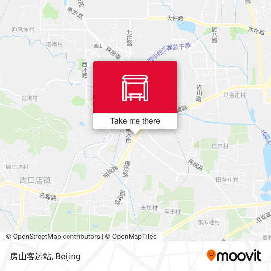 房山客运站 map