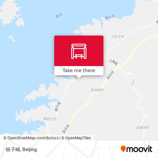 枝子峪 map