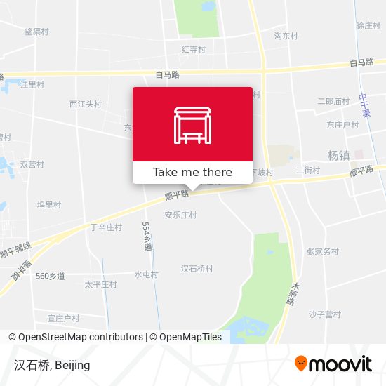汉石桥 map