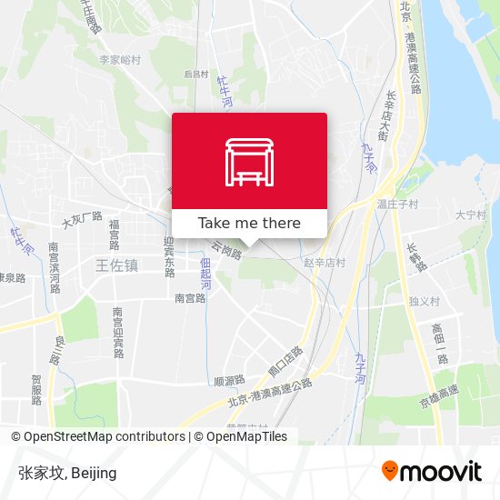 张家坟 map