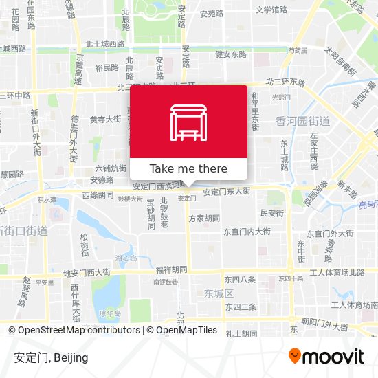 安定门 map