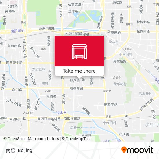 南窑 map