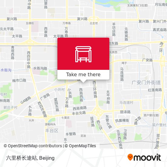 六里桥长途站 map