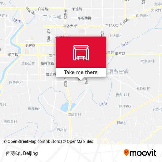 西寺渠 map