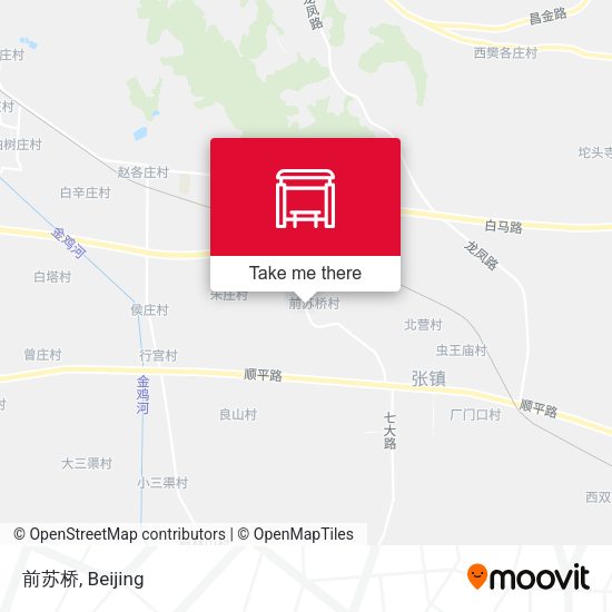 前苏桥 map