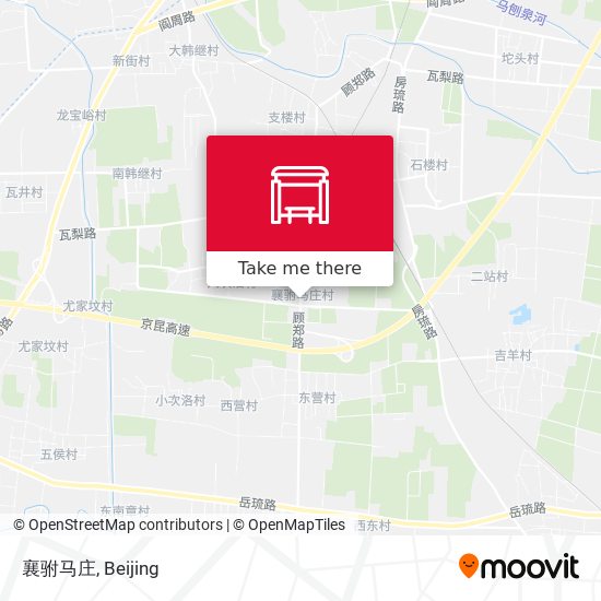 襄驸马庄 map