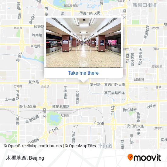 木樨地西 map