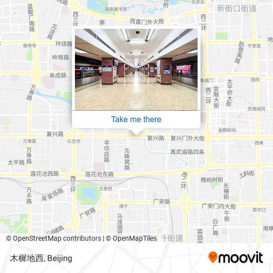 木樨地西 map