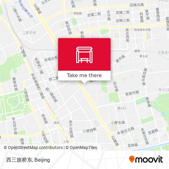 西三旗桥东 map