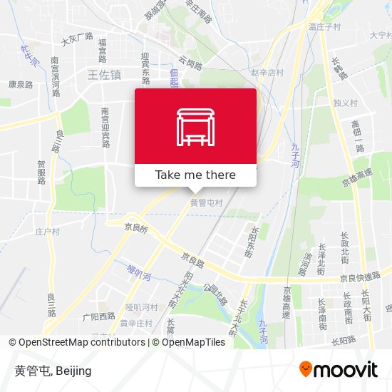 黄管屯 map