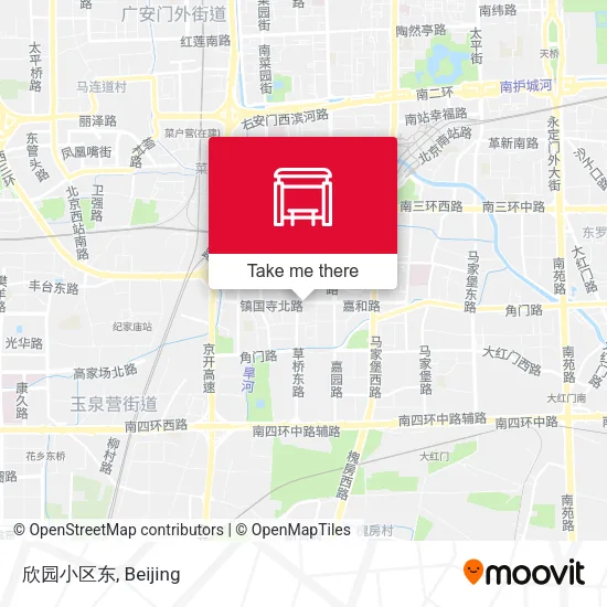 欣园小区东 map