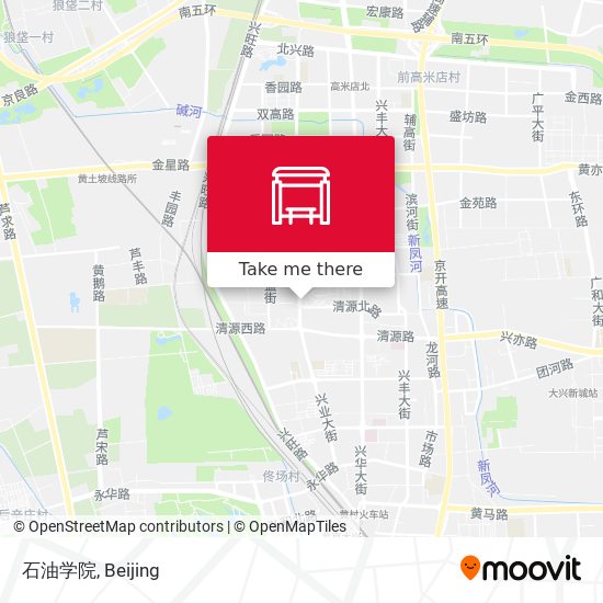 石油学院 map