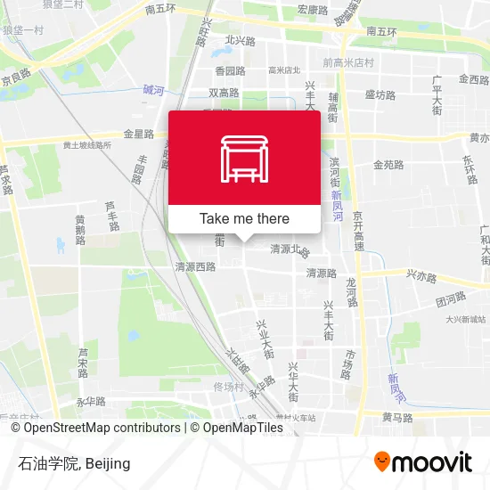 石油学院 map
