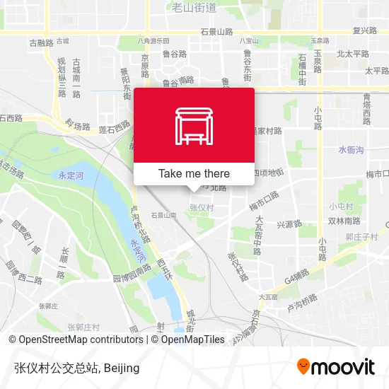 张仪村公交总站 map