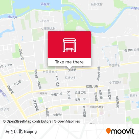 马连店北 map