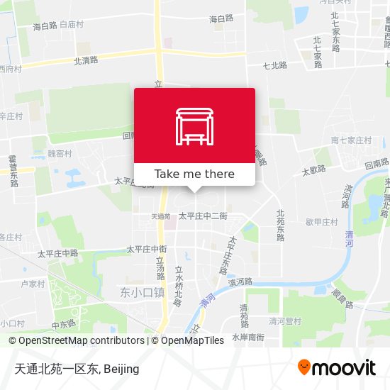 天通北苑一区东 map