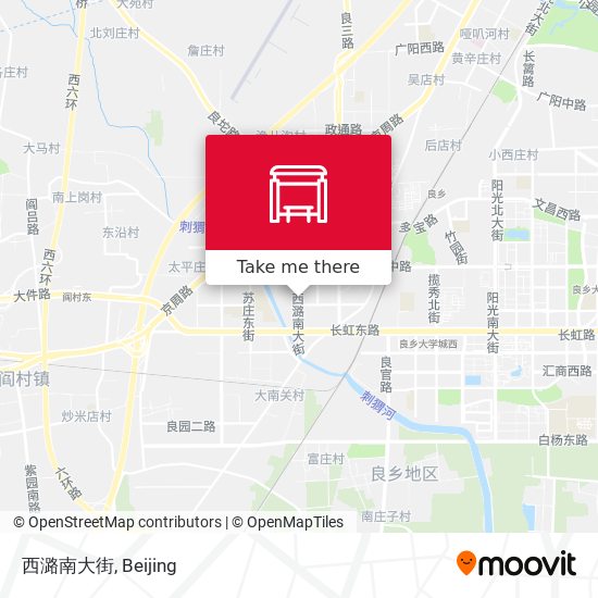 西潞南大街 map
