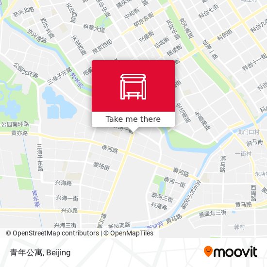 青年公寓 map