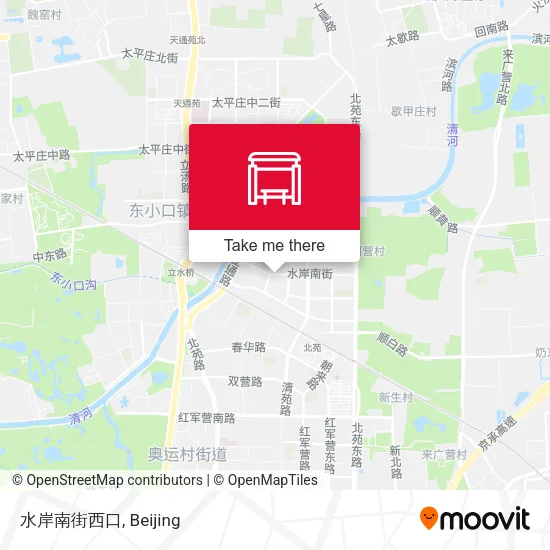 水岸南街西口 map
