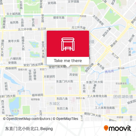 东直门北小街北口 map