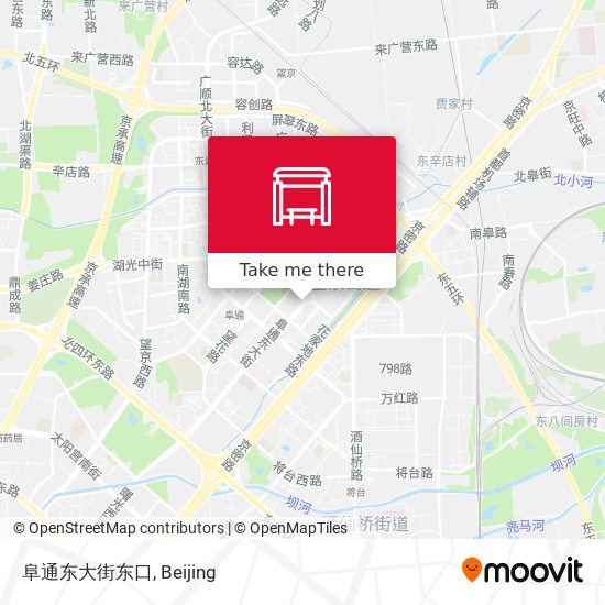 阜通东大街东口 map