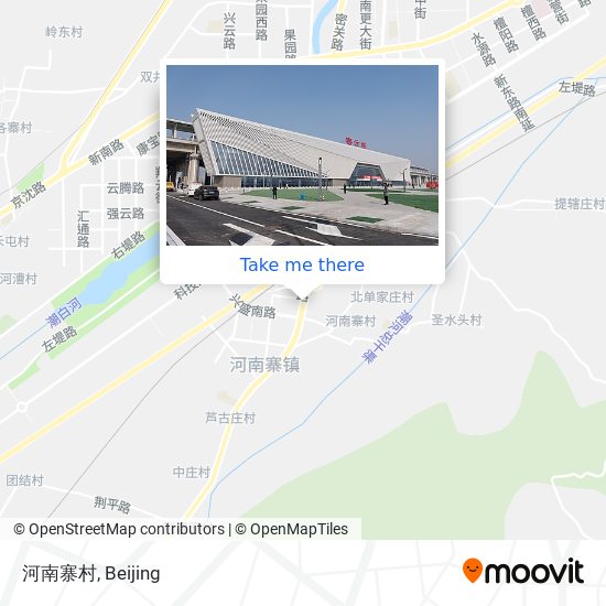 河南寨村 map