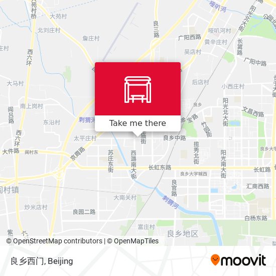 良乡西门 map