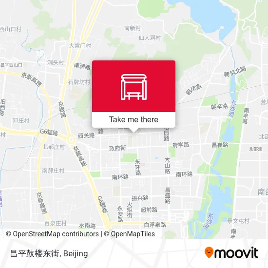 昌平鼓楼东街 map