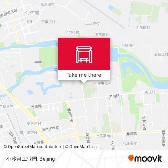 小沙河工业园 map