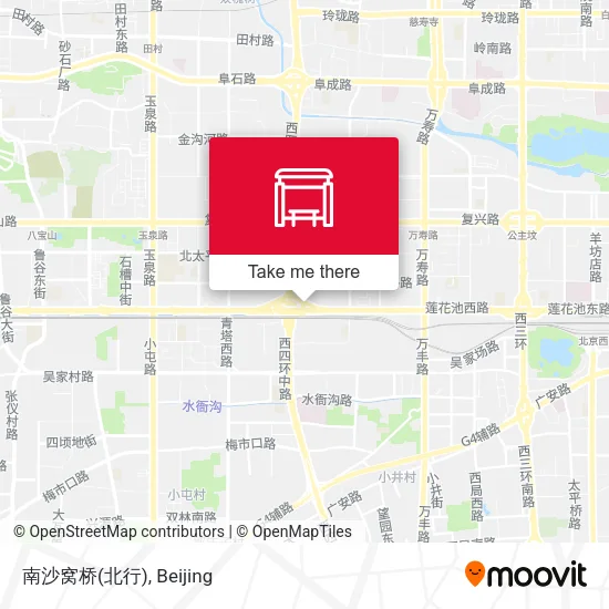 南沙窝桥(北行) map