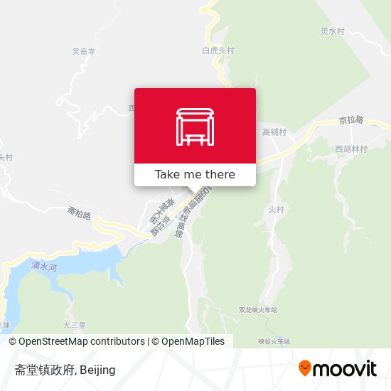 斋堂镇政府 map