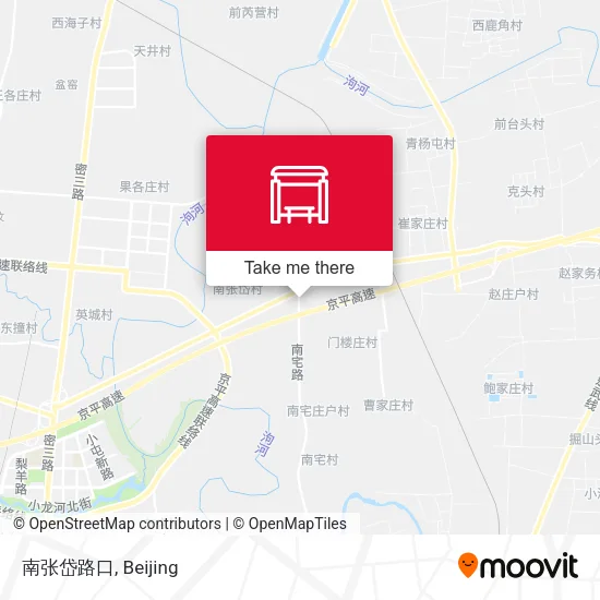 南张岱路口 map