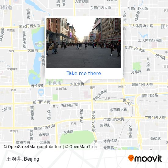 王府井 map
