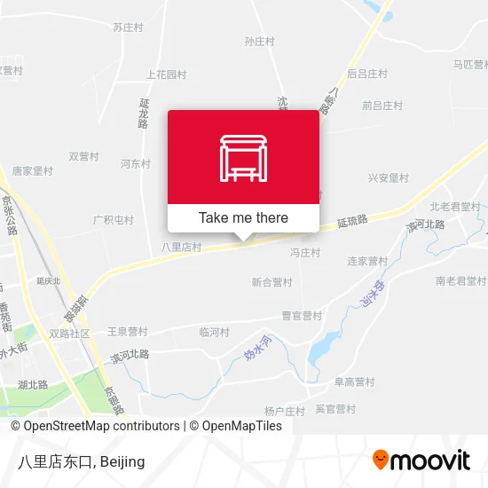 八里店东口 map
