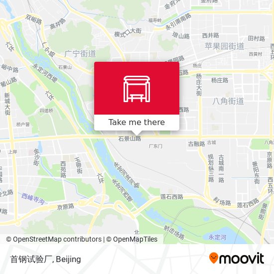 首钢试验厂 map