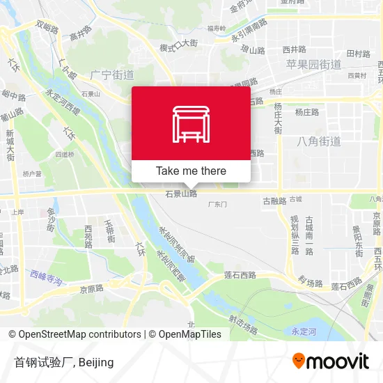 首钢试验厂 map