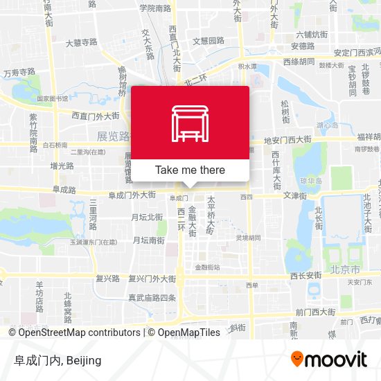 阜成门内 map