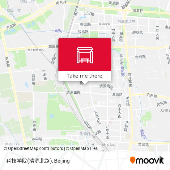 科技学院(清源北路) map