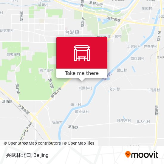 兴武林北口 map