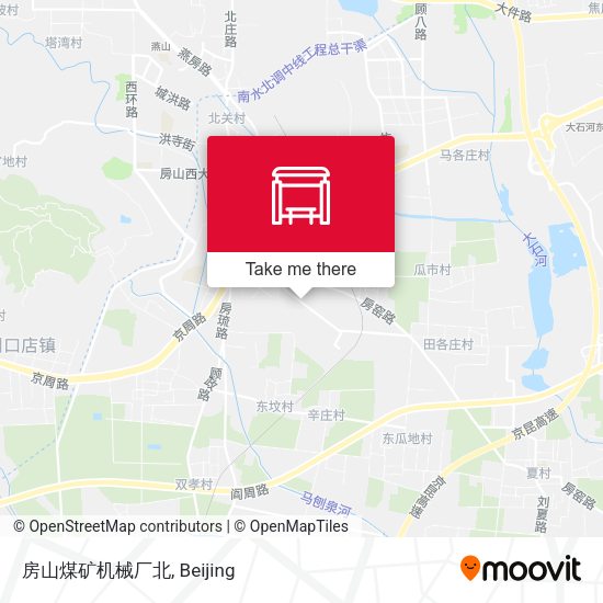 房山煤矿机械厂北 map