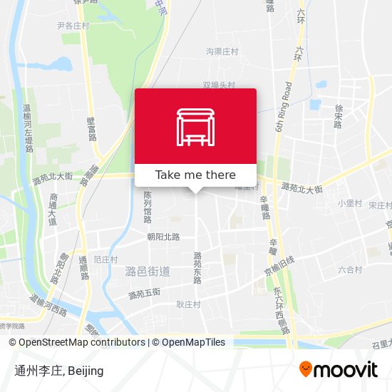 通州李庄 map