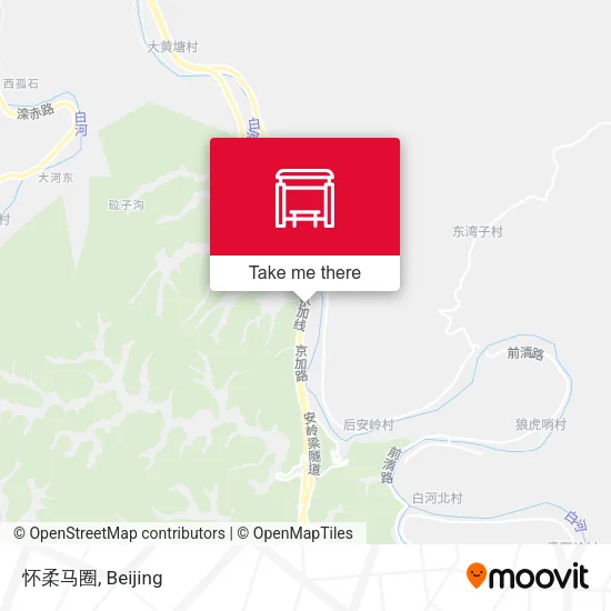 怀柔马圈 map